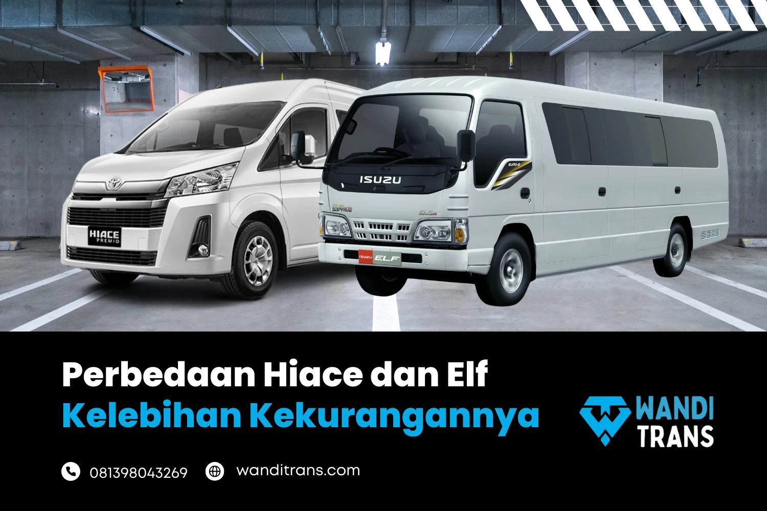 Perbedaan Hiace dan Elf dengan Kelebihan Kekurangannya