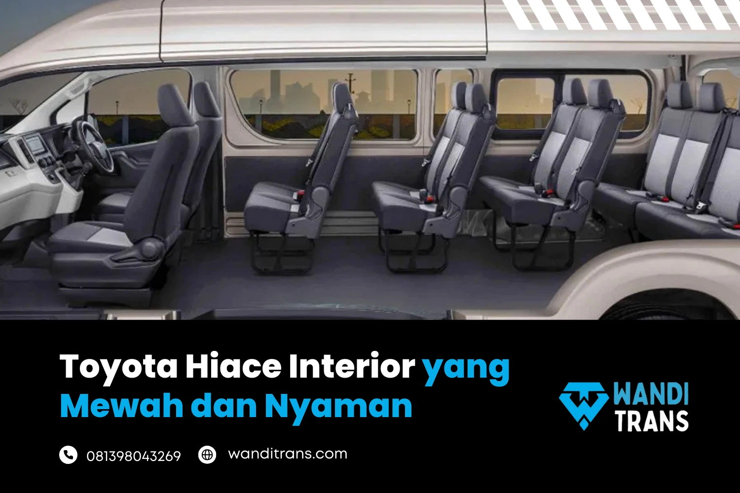 Toyota Hiace Interior yang Mewah dan Nyaman