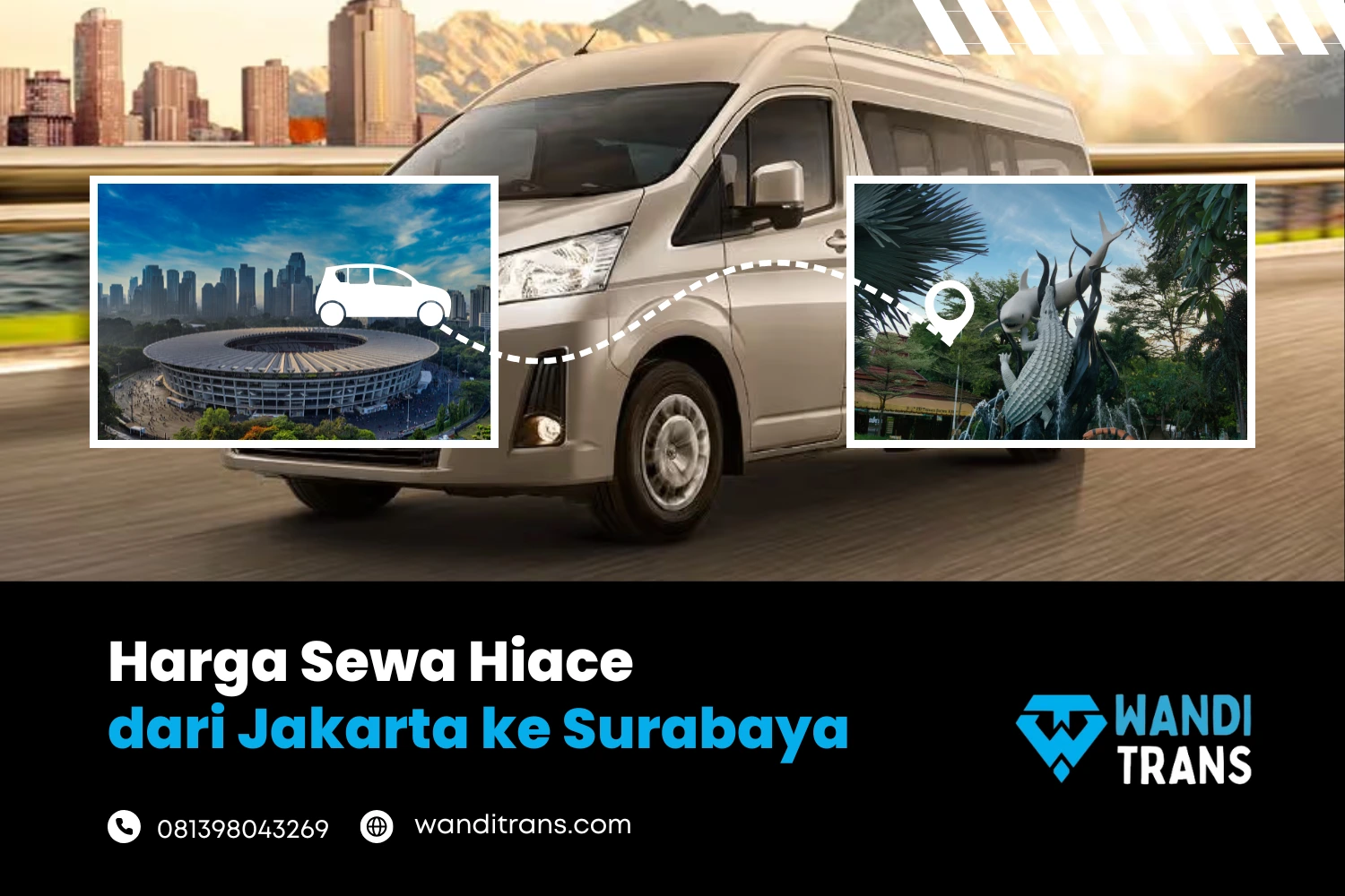 Harga Sewa Hiace Jakarta Surabaya