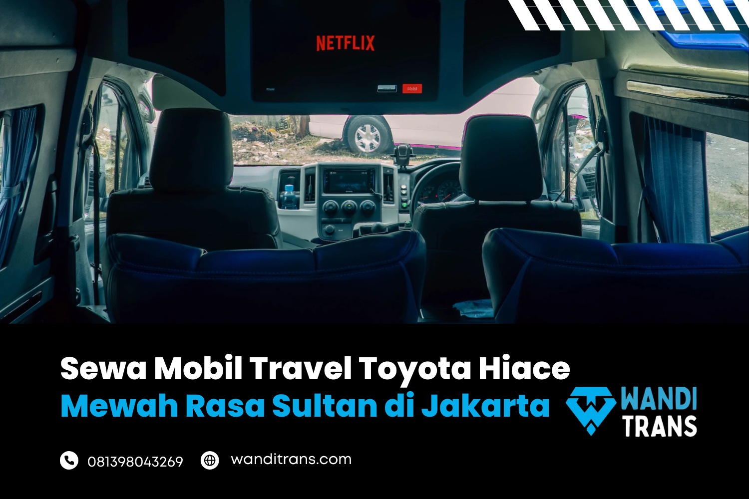 Sewa Mobil Travel Toyota Hiace Mewah Rasa Sultan di Jakarta
