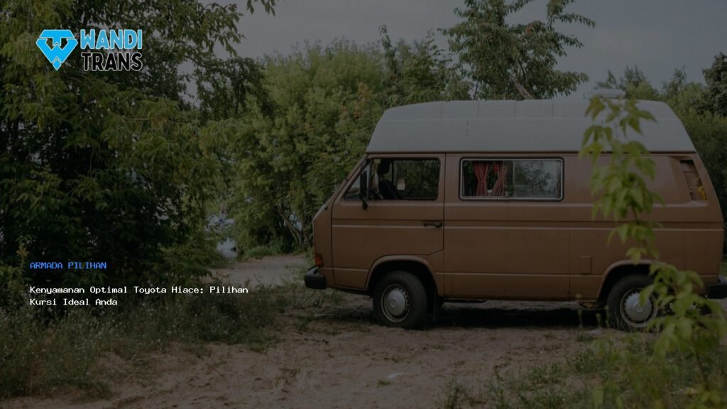 Kenyamanan Optimal Toyota Hiace: Pilihan Kursi Ideal Anda